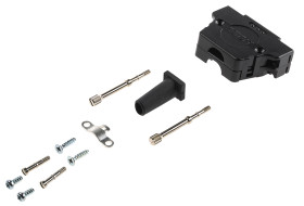 Osłona tylna D-Sub 25 -pinowe ABS Prosty FCT from Molex B