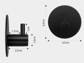 WIESZAK SAMOPRZYLEP.NA RĘCZNIK POJEDYŃCZ