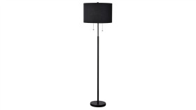 Lampa Stojąca Fogo 2Xe27 Czarna Lp-0304/2F Bk Light Prestige