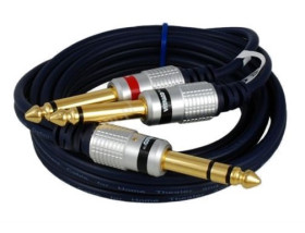 PRZEWOD WT.J6,3 ST/2XWT. 6,3MONO