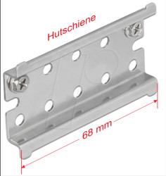 66083 DIN Rail with End Stop for Wall Mounting