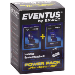 Exact 70601 Tapping Head Set 22-Piece Metric Right Hand Cutting HSS