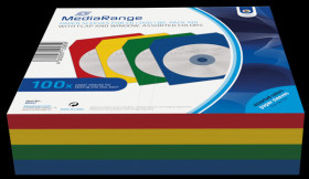 CD/DVD paper sleeves, 100x, colour