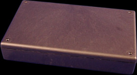 ABS enclosure, (L x W x H) 220 x 140 x 41 mm, black (RAL 9005), IP54, 1599RFIKBK