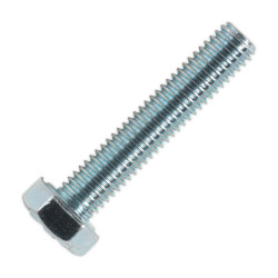 Sealey SS525 HT Setscrew M5 x 25mm 8.8 Zinc DIN 933 Pack of 50