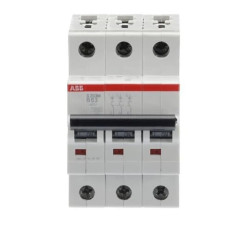 Wyłącznik nadprądowy 3P char. B 63A 10kA AC S203M-B63 2CDS273001R0635