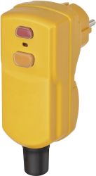 Brennenstuhl 1290670 Adapter ochrony osobistej PRCD 230 V żółty IP55