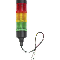 TRU COMPONENTS TC-12835340 Signal tower LED Red Yellow Green IP65 24V