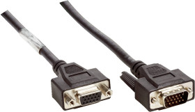 Złącze i kabel Złącze A 15-pinowe D-Sub liczba rdzeni 15 długość 2m Rodzaj A Żeńskie Złącze B 15-pinowe D-Sub