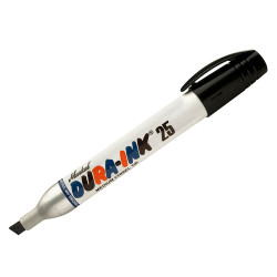 Markal MRK-96237 DURA-INK&#xAE; 25 Ink Felt Tip Marker Black (Card 2)
