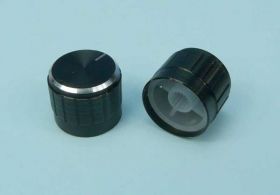 GAŁKA CZARNA 20mm FI=6mm