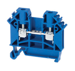 ZUG-6 Złącze śrubowe na szynę DIN niebieski Pokój