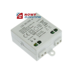 Zasilacz ZI LED prąd. 700mA 6W 3-8V plastik CC Driver