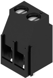 PCB terminal, 2 pole, pitch 5.08 mm, AWG 26-12, 20 A, screw connection, black, 1067560000