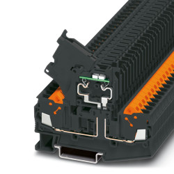Złączka szynowa bezpiecznikowa Phoenix Contact poziomy: Pojedynczy 20 → 14AWG 5-HESILED, QTC 2 6.3A