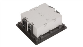 Simon Connect Puszka Sf Podłogowa Podwójna 4Xk45 + Sm202/9 Szary Grafit Sf270/14