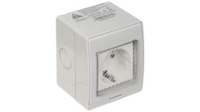 Gniazdo Natynkowe Pojedyncze Atlo-S1ip5 Ip55