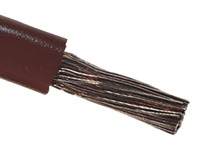 Przewód montażowy 6 mm² Brązowy RS PRO PVC 10 AWG 1 kV dł. 100m 78/0,295 mm +105 (Air), +60 (Oil)°C CSA C22.2 typ TEW,