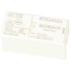 TE Connectivity RTE24024 24V 8A DPCO Relay RTE24