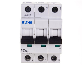 Wyłącznik nadprądowy 3P D 4A 6kA AC CLS6-D4/3-DP 270428