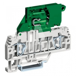 Złączka sprężynowa HFR.4/M/GR/C12-48, bezpiecznikowa (5x20mm) z sygnalizacją 12-24-48 V, szara, 4 mm²