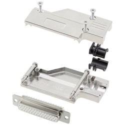 Encitech 6355-8066-13 D-Sub Receptacle 44 Pins Solder Bucket 90&#xB0; 1pc