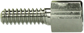 Hexagon spacer bolt, external/internal thread, UNC4-40/UNC/4-40, 5 mm, brass, 1041404005B8