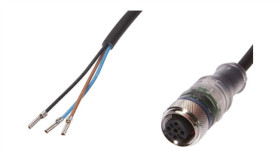 Złącze Do Samokonfekcjonowania M12 Żeńskie Proste 3Pin Druga Końcówka...