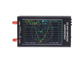 Chelegance JNCRadio VNA 4.3 Inch 3GHz Vector Network Analyzer- 50kHz-3GHz Short Wave HF VHF UHF, sweep speed 400pts/s, Aluminum