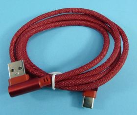 USB 2.0 PRZYŁ.WT.A-&gt;WT.USB-C 1,0mb KĄTOW