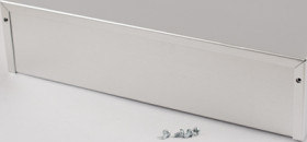 Aluminum enclosure, (L x W x H) 305 x 203 x 76 mm, natural, IP32, 1411VU