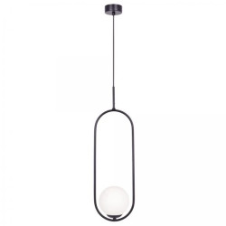 Lampa wisząca z białym szklanym kloszem PARVA na E14 do salonu K-5100 Kaja Lighting