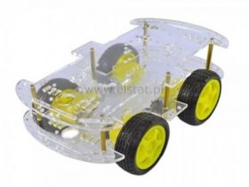 Podwozie robota z 4- silnikami + akcesoria; ZK03