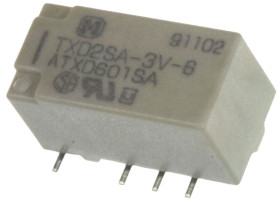 Przekaźnik sygnału, 5V dc, 2 A, DPDT, 2-polowy, montaż SMD, Panasonic G6K