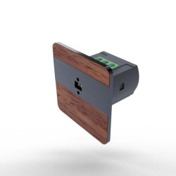 Laserowy czujnik odległości (schodowy czujnik ruchu) montaż w puszce fi32 kolor merbau antracyt DRL-12-39