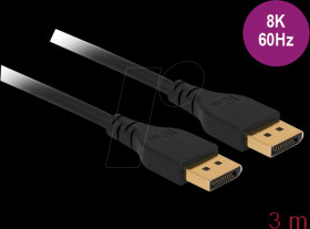85911 DisplayPort 1.4 cable, ma. &gt; ma., 8K@60Hz, 3 m