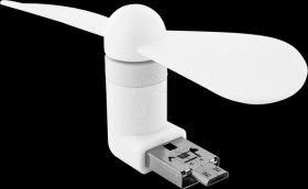 211038 USB 2-in-1 mini fan, white