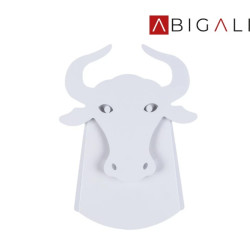 Abigali Lampa ścienna LED Byk Bull Biała, ABIGALI-BULL-W