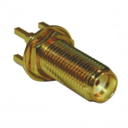 Złącze koncentryczne Montaż na płytce drukowanej Żeński 50Ω typ złącza Złącze SMA 18GHz Lutowane