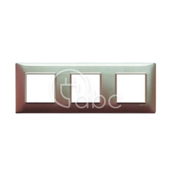 Ramka ozdobna Plana, 2+2+2M, Iridescent Brown, 14644.23