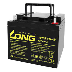 Long WPS40-12 AGM VRLA Battery 12V 40Ah Universal Maintenance-Free