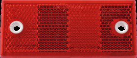 904003 Trailer - reflector, rectangular, with hole, red