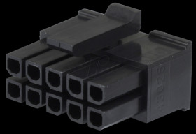 43025-1000 Molex crimp housing - Micro-Fit - 2x5-pin - socket