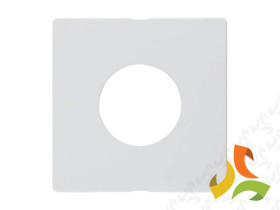 BERKER Q.1/Q.3/Q.7 Płytka czołowa do wyłącznika i sygnalizatora świetlnego E10 biały aksamit 11246089 HAGER