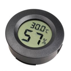 TERMOMETR + HIGROMETR LCD OKRAGLY CZAR