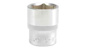 Nasadka Krótka 6-Kątna Chromowana 1/2 24Mm