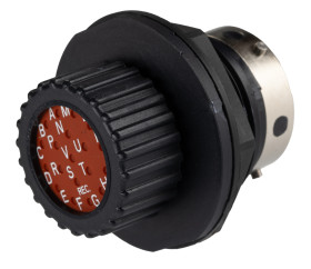 Złącze wielostykowe przemysłowe 19-pinowe, panelowe Gniazdo ITT Cannon