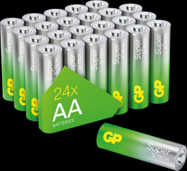 GPPCA15AS650 Super, alkaline battery, AA (Mignon), pack of 24