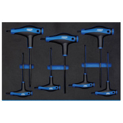 Draper Expert 63505 T&#x27; Handle TX-STAR&#xAE; Key Set 3/4 Drawer EVA Insert Tray 7Pc