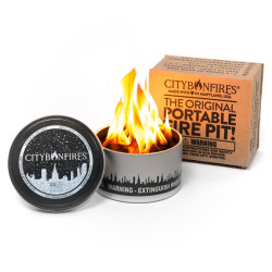 Portable Fire Pit - City Bonfire for Smokeless Fun